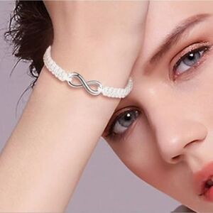 Infinity Men Women Braided Handcrafted Bracelet Bangle Rope Adjustable